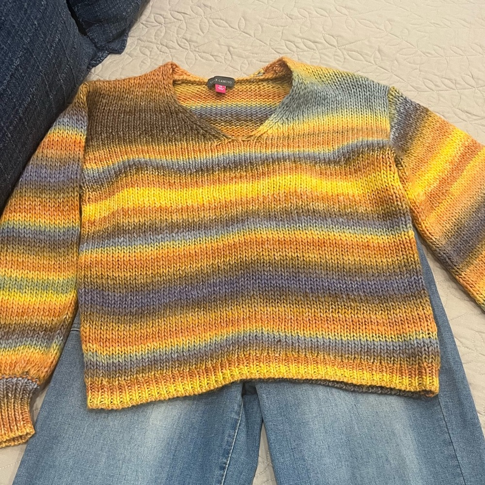 Vince Camuto Multicolor Knit Sweater